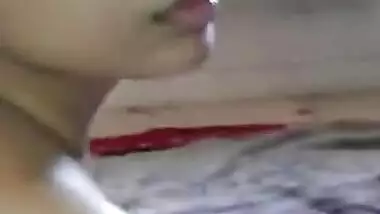 Hot & Sexy Paki Girlfriend Boob Press in White Salwar wid Audio