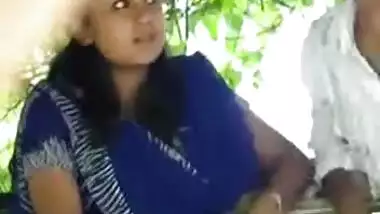 Boobs sucking in park