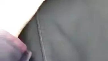Muslim legal age teenager boob show to her lover in the outdoor