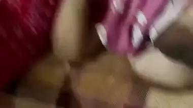 Son masturbating before mom with her big boobs shown