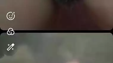 Hot Couple Video Call Sex: Boyfie Pisses So Much Before Cumming Watching My Creamy Pussy And Ass