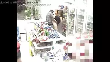 Store Owner Having Anal Sex Recorded In CCTV Camera