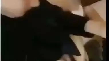 Guy records his Pakistani porn while fucking his hijabi GF