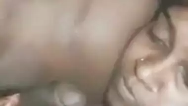 Lonely Desi XXX girl has oral sex with her husband's brother MMS
