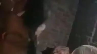 Village Desi XXX babe have a hardcore sex in various poses MMS