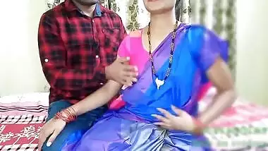 Man in checkered shirt fucks Desi lovely and erupts XXX juice on ass