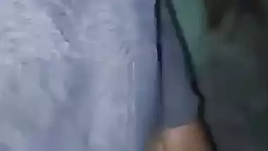 Village lady shows her naked boobs and butt for cash