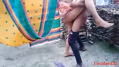 Indian Village Chachi Fuck With Dever Ji Outdoor Standing Doggy Style Position